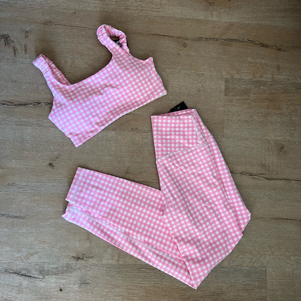 Astoria Pink Gingham Set